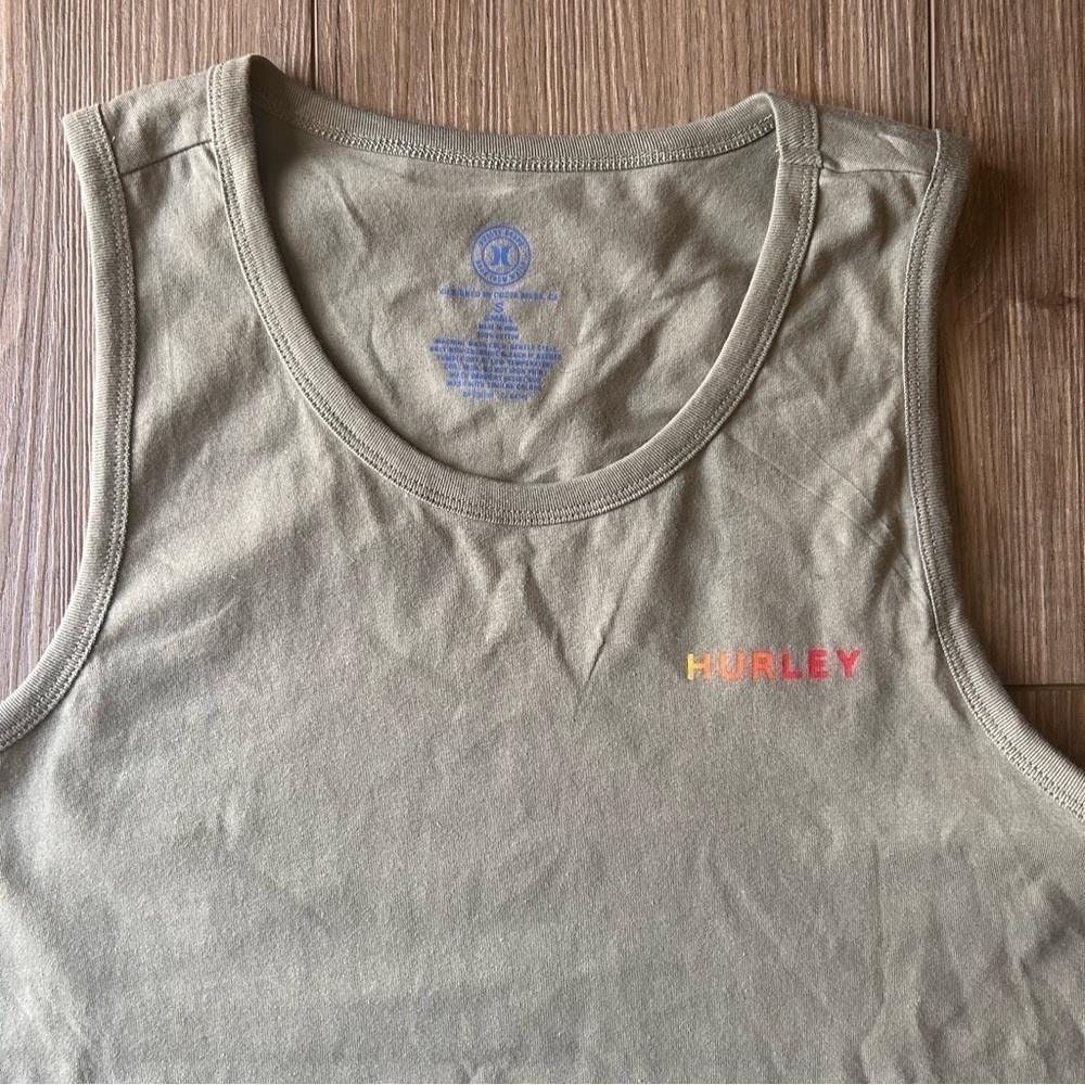 Hurley | Graphic Tank in Olive Green (Size Small) - Picture 2 of 9